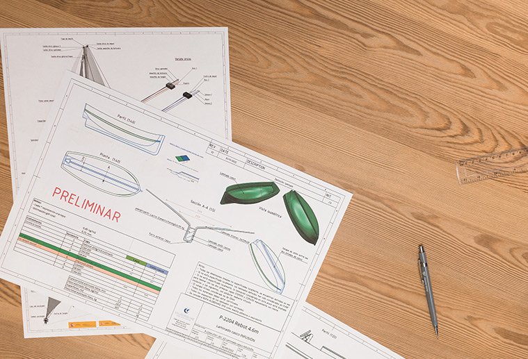 embarcaciones planos 2d